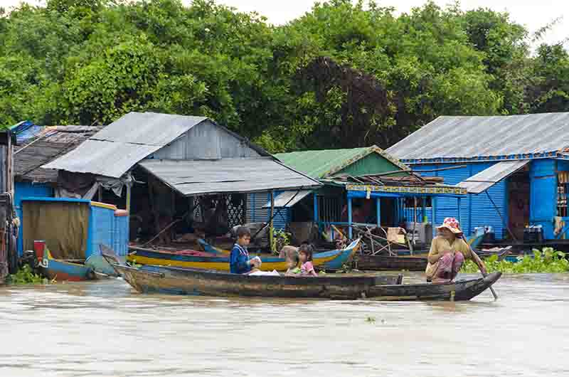 11 - Camboya - lago Tonle Sap y pueblo flotante de Chung Knearn